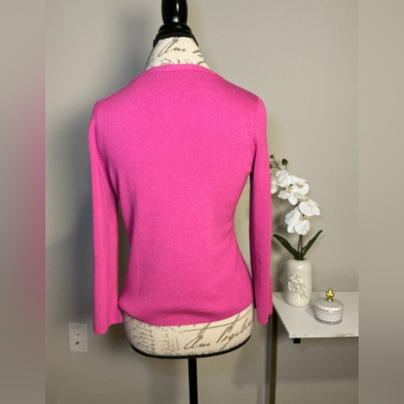Sigrid Olsen Pink Sweater top - Picture 2 of 7